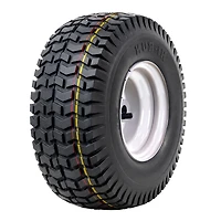 Hi-Run SU12 15X6.00-6 2PR Light Duty Lawn and Garden Tire & Wheel Assembly 3/4" Bushing