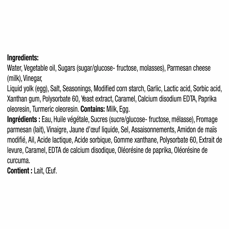 Kraft Creamy Caesar Salad Dressing, 425 mL Bottle