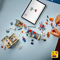 LEGO Marvel Peter Parker’s Apartment - Super Hero Building Toy with 4 Minifigures - Spider-Man and Hobgoblin Battle - Collectible Gift for Kids, Boys and Girls, Ages 8+ - 76317