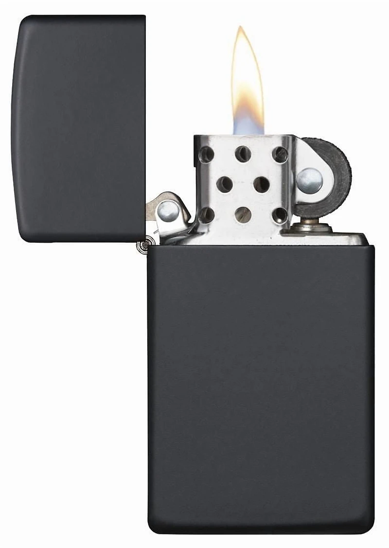 Zippo slim noir mat (1618)