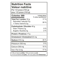 Martha Stewart Margherita Stone-Baked Pizza with Fresh Mozzarella and Hand-Stretched Sourdough Crust, 368 g