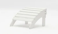 Tanfly Footrest – White – 100% Weather-Resistant Polycarbonate – Indoor/Outdoor Use