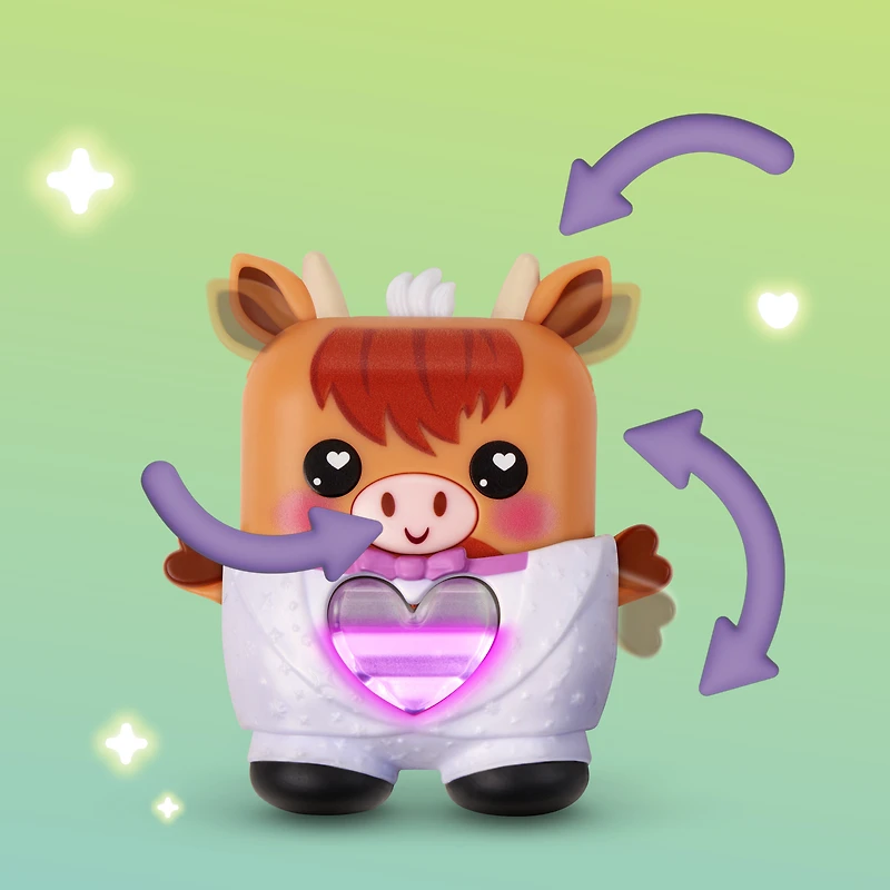 NANO-MALS Cowbert the Highland Cow Electronic Fidget Pet