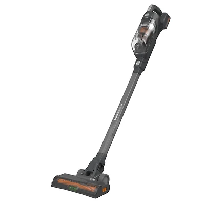 BLACK+DECKER POWERSERIES+ Aspirateur sans fil 20 V MAX*, lampadaires LED, léger, batterie incluse (BHFEA18D1)
