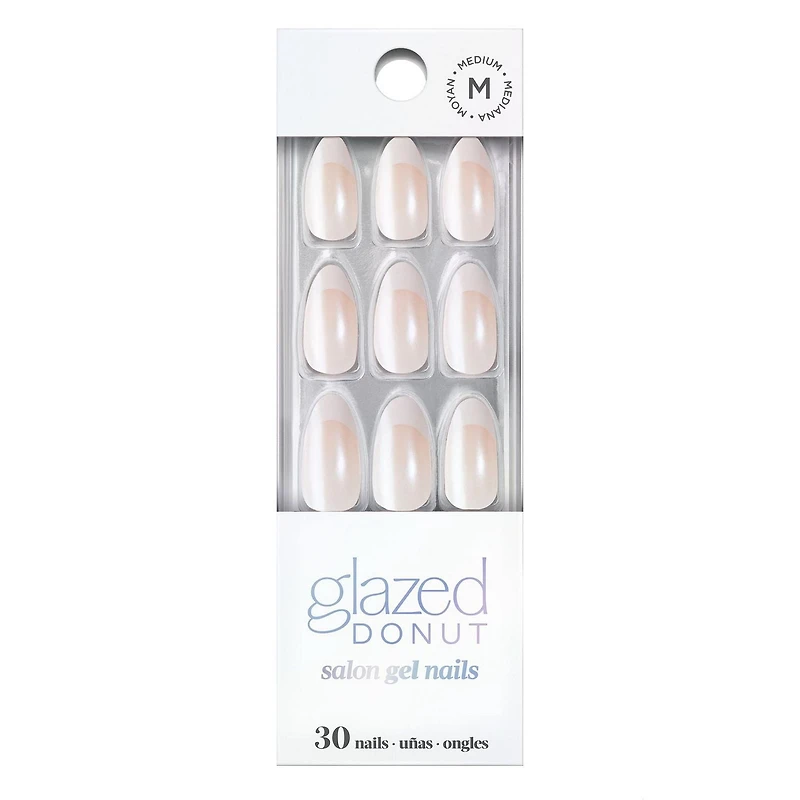 Dashing Diva - Gel Nail - Glazed Donut - French Glaze-Almond