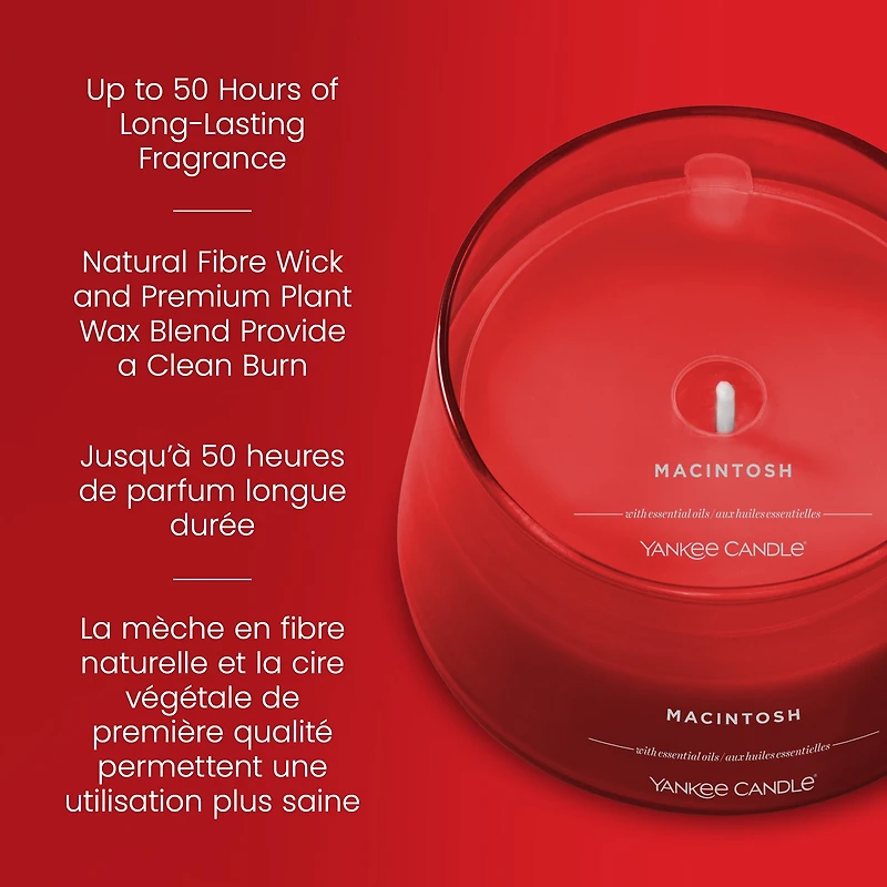 Yankee Candle Studio Candle Jar, Scented with up to 50 Hours of Burn Time, Macintosh
