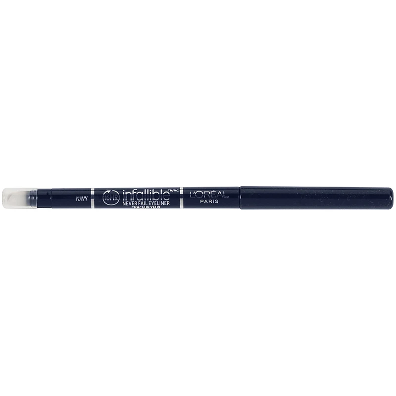 L'Oreal Paris Infallible Original Eyeliner, Mechanical Pencil Eyeliner with Built In Smudger, Navy