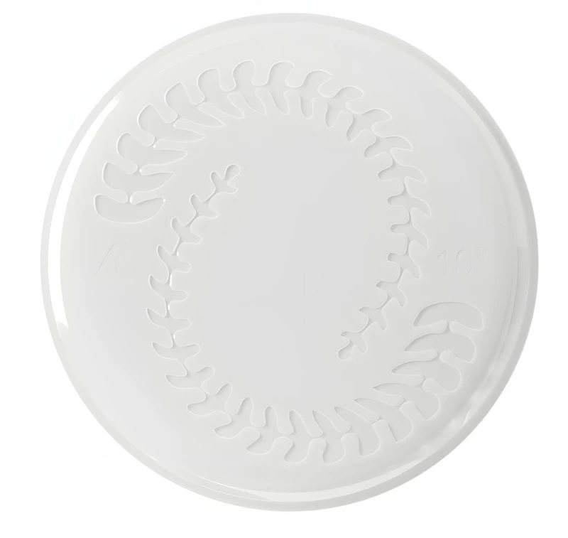 MAINSTAYS Lightweight 10 inch Clear Plant Saucer - Single Piece - Round Plastic Tray Good for Indoor Use