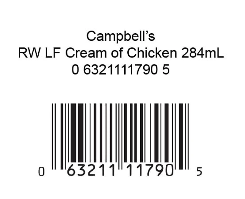 Campbell’s® Condensed Low Fat Cream of Chicken Soup, Shelf Stable