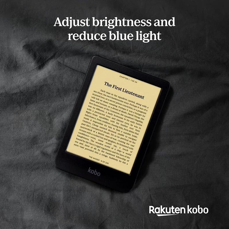 Kobo Clara BW - eBook reader - 16 GB - 6" E Ink Carta 1300 (1448 x 1072) - touchscreen - Bluetooth, Wi-Fi 5