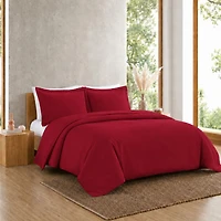 Swift Home Ultra Soft Solid Duvet Cover Set, King