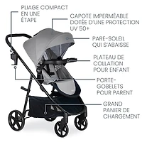 Système de voyage, Willow Brook de Britax, Onyx Glacier