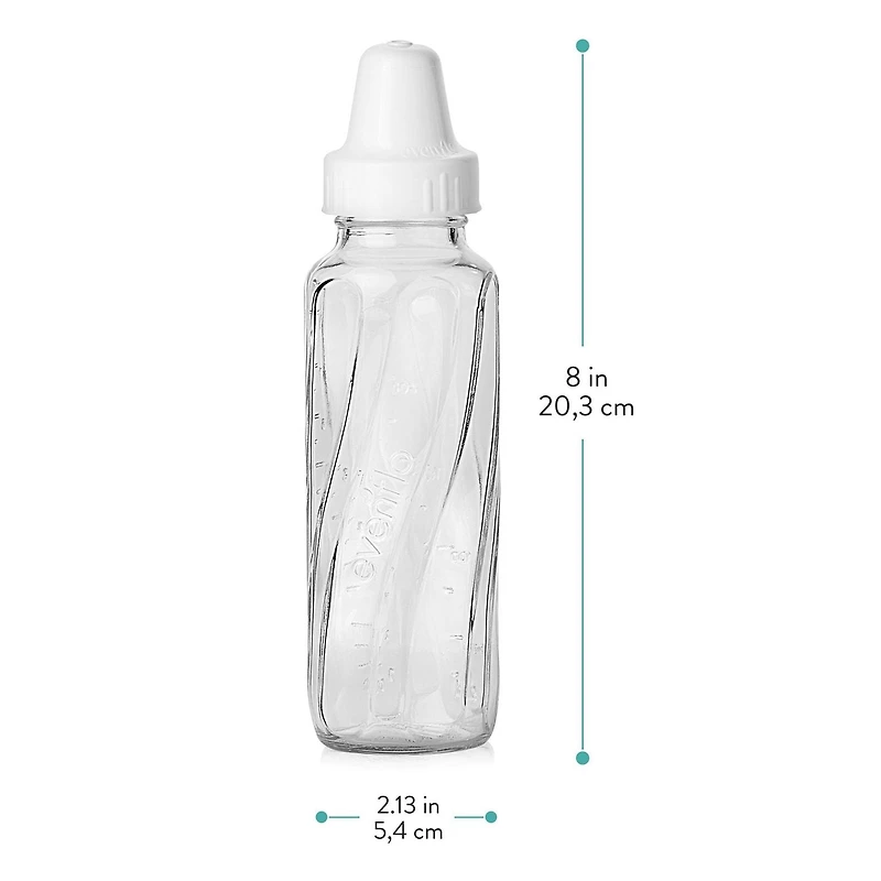 Evenflo Feeding Classic Biberons en Verre Sans BPA