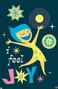 Disney Inside Out 2 - I Feel Joy Wall Poster, 14.725" x 22.375"