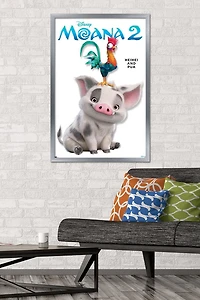 Disney Moana 2 - Heihei and Pua Feature Series Wall Poster