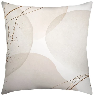 hometrends Abstract Blush Circles Decorative Pillow