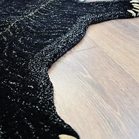 Fabstyles Black Bear Rug, Area Rag Rug for Living Room, Hallway, Patio, Bedroom