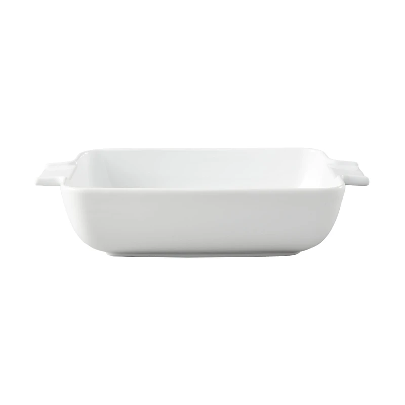 Better Homes & Gardens Ceramic Oven to Table Serveware Dish with Acacia Lid, 13.39 x 9.06 x 3.39 in