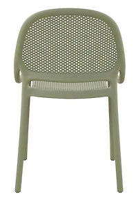 Summer armless dining chair Green Jade (4 chairs/box )