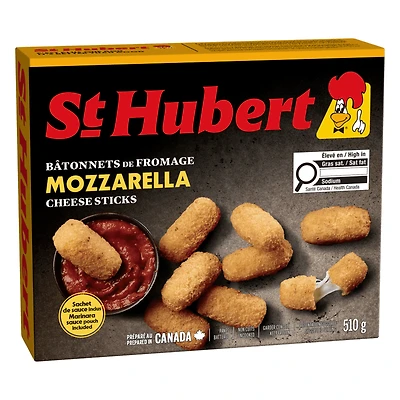 St-Hubert Bâtonnet de Fromage Mozzarella Bâtonnet de fromage mozzarella 510g