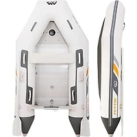 Bateau gonflable Deluxe Aqua Marina, radeau portable pour 2 personnes – PVC de qualité marine, léger et compact