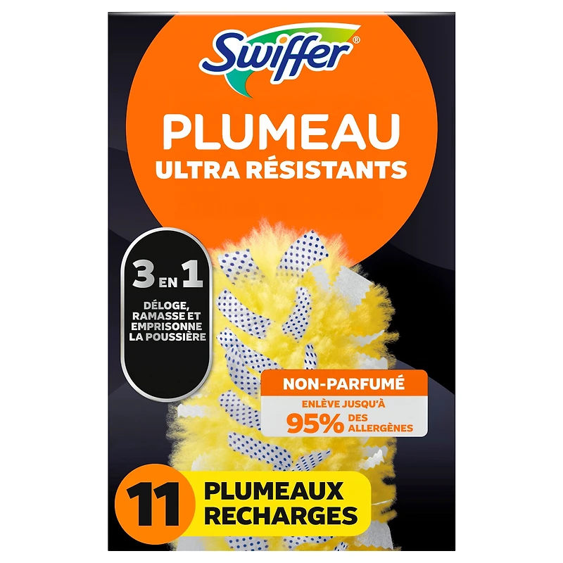 Swiffer Dusters Heavy Duty Multi-Surface Duster Refills for Cleaning, Unscented, 11 Count