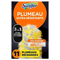 Swiffer Dusters Heavy Duty Multi-Surface Duster Refills for Cleaning, Unscented, 11 Count