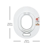 Jolly Jumper Toilet Train Eze | Toddler Potty Training Seat with Built-In Splash Guard | Lightweight, Portable & Fits Most Adult Toilets