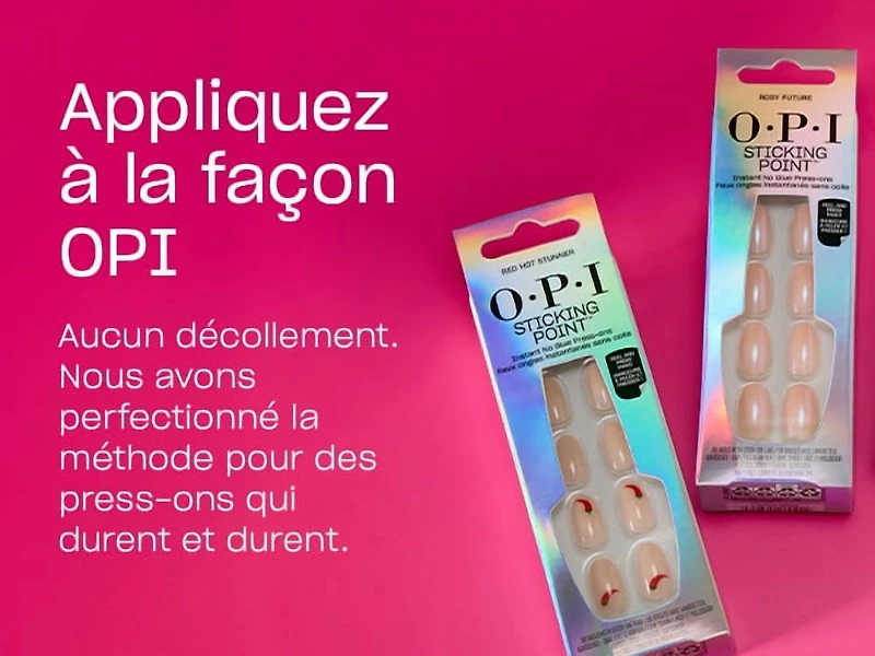 OPI Sticking Point – Faux ongles instantanés sans colle