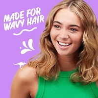 Aussie Miracle Waves Anti-Frizz Hemp Paraben-Free Shampoo
