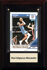 C&I Collectables Plaque: NBA - Oklahoma City Thunder - Shai Gilgeous-Alexander