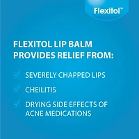 Flexitol Lip Balm, Best Balm for Dry and Chapped Lips, Berry