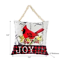 Christmas Led Mini Pillow Beaded Hanger