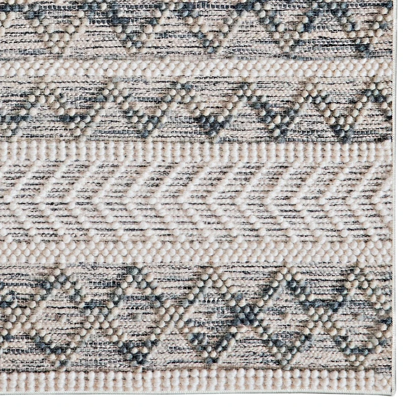Mirage Macomb Cream & Blue 3' x 5' Accent Rug