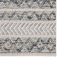 Mirage Macomb Cream & Blue 3' x 5' Accent Rug
