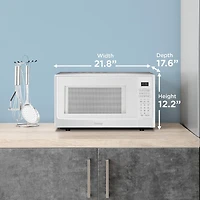 Danby Designer DDMW01440WG1 1.4 cu ft Sensor (Cooking) Microwave in White