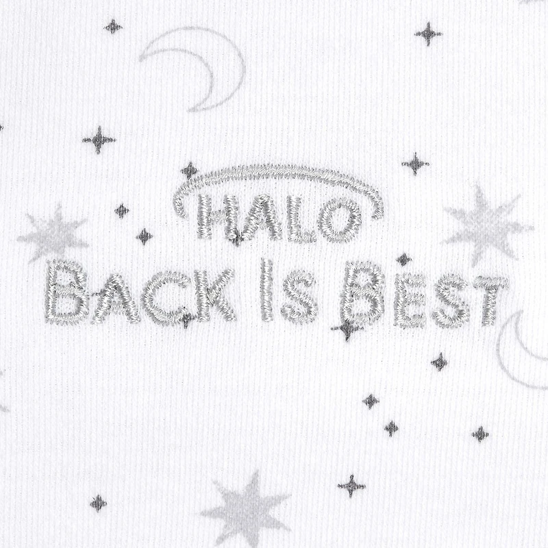 Couverture à Emmailloter HALO® SleepSack® - Coton - Midnight Moons-Grey PT
