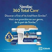 Similac 360 Total Care Step 1, Baby Formula, Infant Formula, blend of 5 oligosaccharides, 16x235mL Ready to Feed Bottles