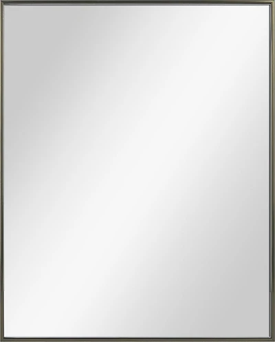 Hometrends Moderna Mirror, Brushed Champagne, Home Decor Mirror, 16x20"