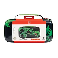 Étui de voyage Turtle Beach PlayTrek (Donkey Kong) - Nintendo Switch 2, Nintendo Switch, Nintendo Switch - Modèle OLED - Rangement, protection, support pour carte jeu, coque rigide, lenticulaire