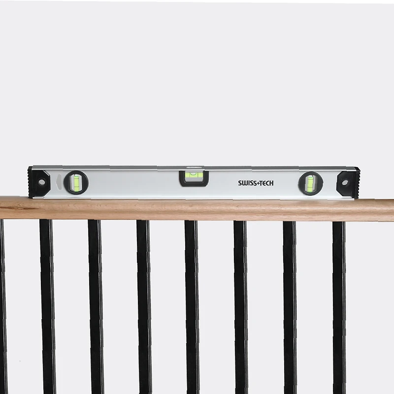 Swiss Tech 24" Aluminum I-Beam Level,3 Vials