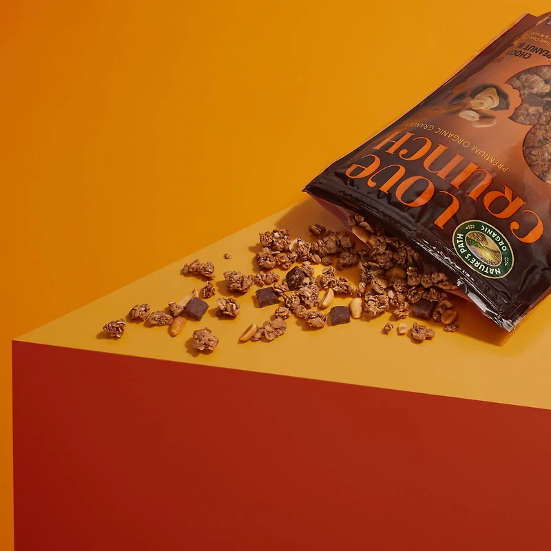 Love Crunch Dark Chocolate and Peanut Butter Premium Organic Granola