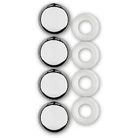 Cruiser Accessories Fastener Caps, Black Hardware