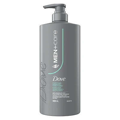 Dove Men+Care Shampooing Antipelliculaire 2-en-1 avec Pyrithione de Zinc, 828 ml
