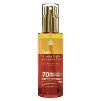 Dove Sérum + Huile Biphase Protection UV Réparation UV et Éclat 70 H de Protection Anti-Dommages UV, 115 ml