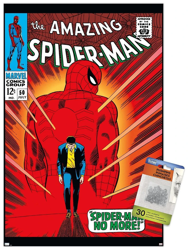 Marvel Comics - Amazing Spider-Man #50 Wall Poster, 22.375" x 34"
