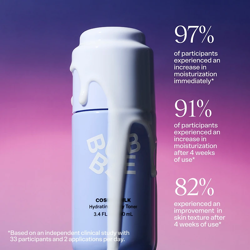 Bubble Lotion Tonique Lactée Hydratante Cosmic Silk, 100ml