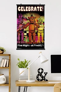 Five Nights at Freddy's - Celebrate Wall Poster, 22.375" x 34"