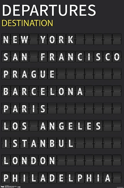 Flipboard - Destination Wall Poster, 22.375" x 34"