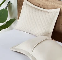 Mainstays All in One Lightweight Quilt Set and Sheet Set -7 Piece, King, Beige